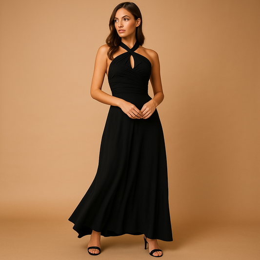 Multiway wrap dress for women with a flattering fit and breathable fabric. Available in multiple colors, perfect for summer events, parties, or casual wear.