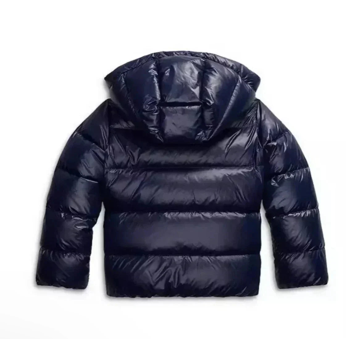 Women's Lightweight Hooded Glossy Winter Puffer Jacket
