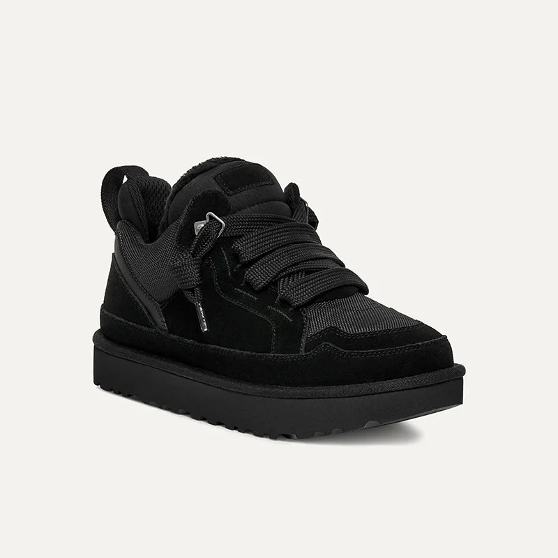 Women's Warm Lined Faux Suede Platform Winter Trainers