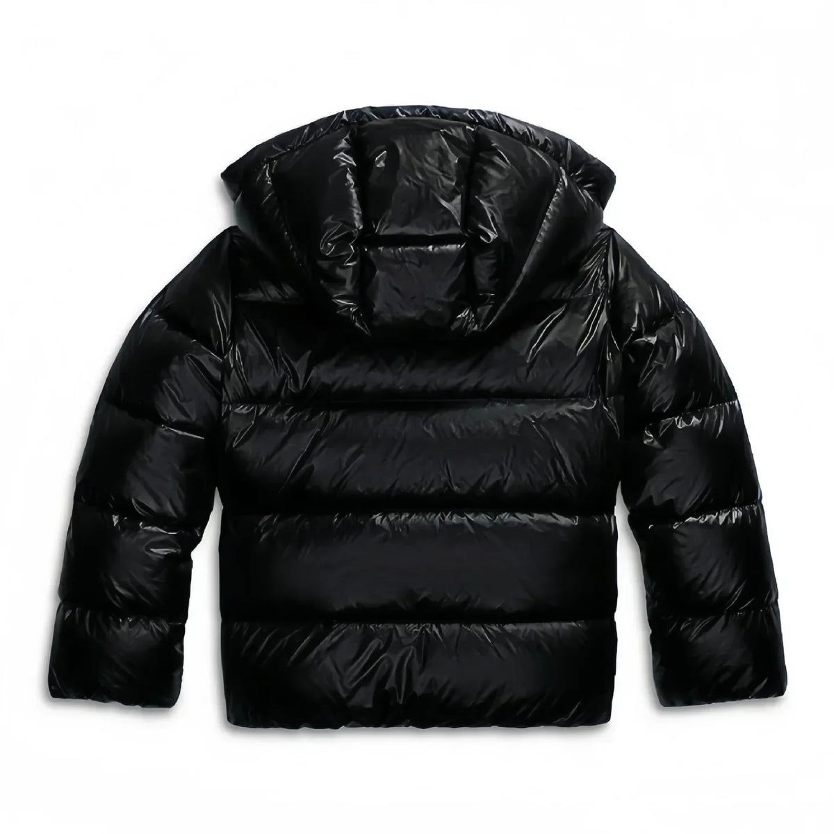 Women's Lightweight Hooded Glossy Winter Puffer Jacket