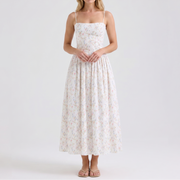 White Floral Print