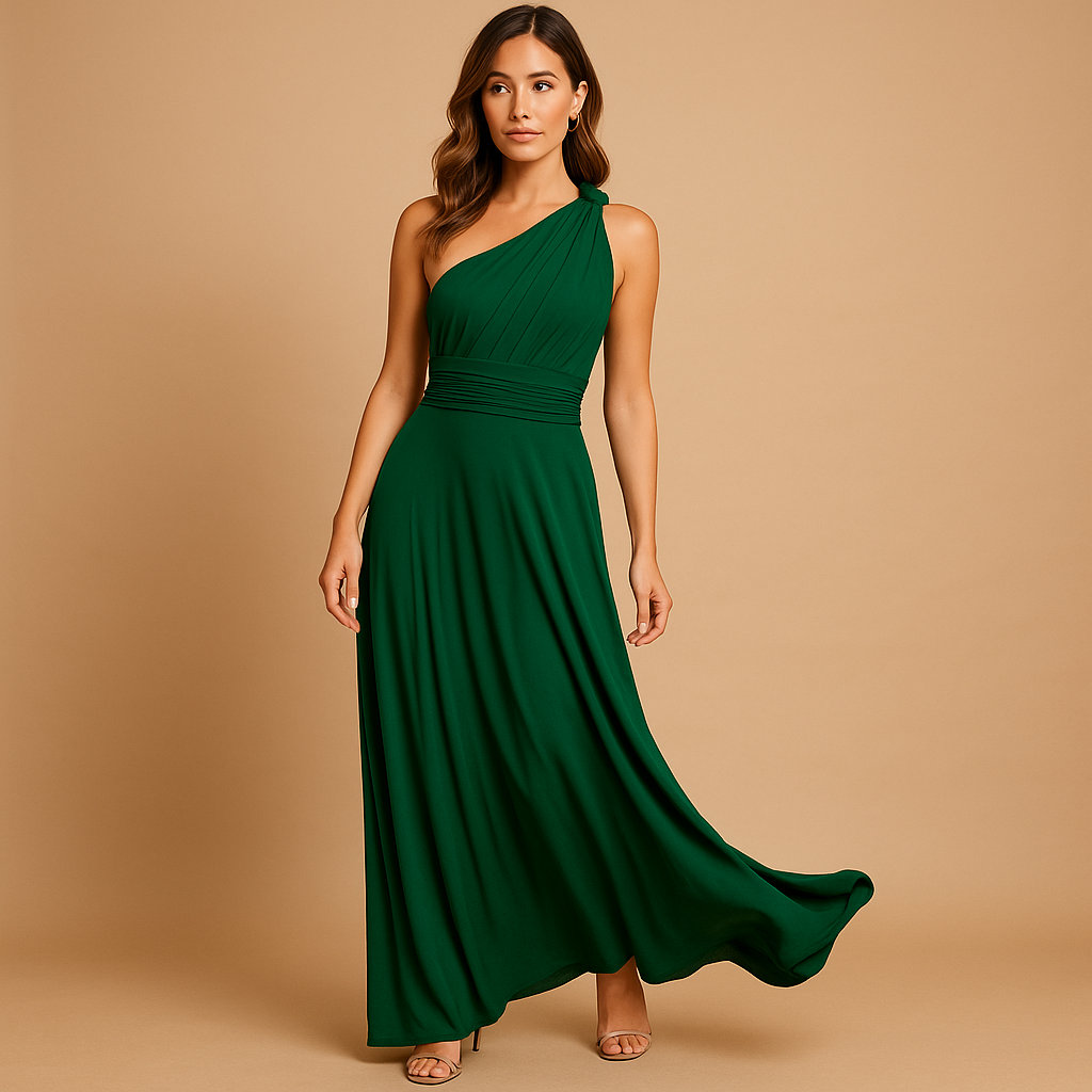 Multiway wrap dress for women with a flattering fit and breathable fabric. Available in multiple colors, perfect for summer events, parties, or casual wear.