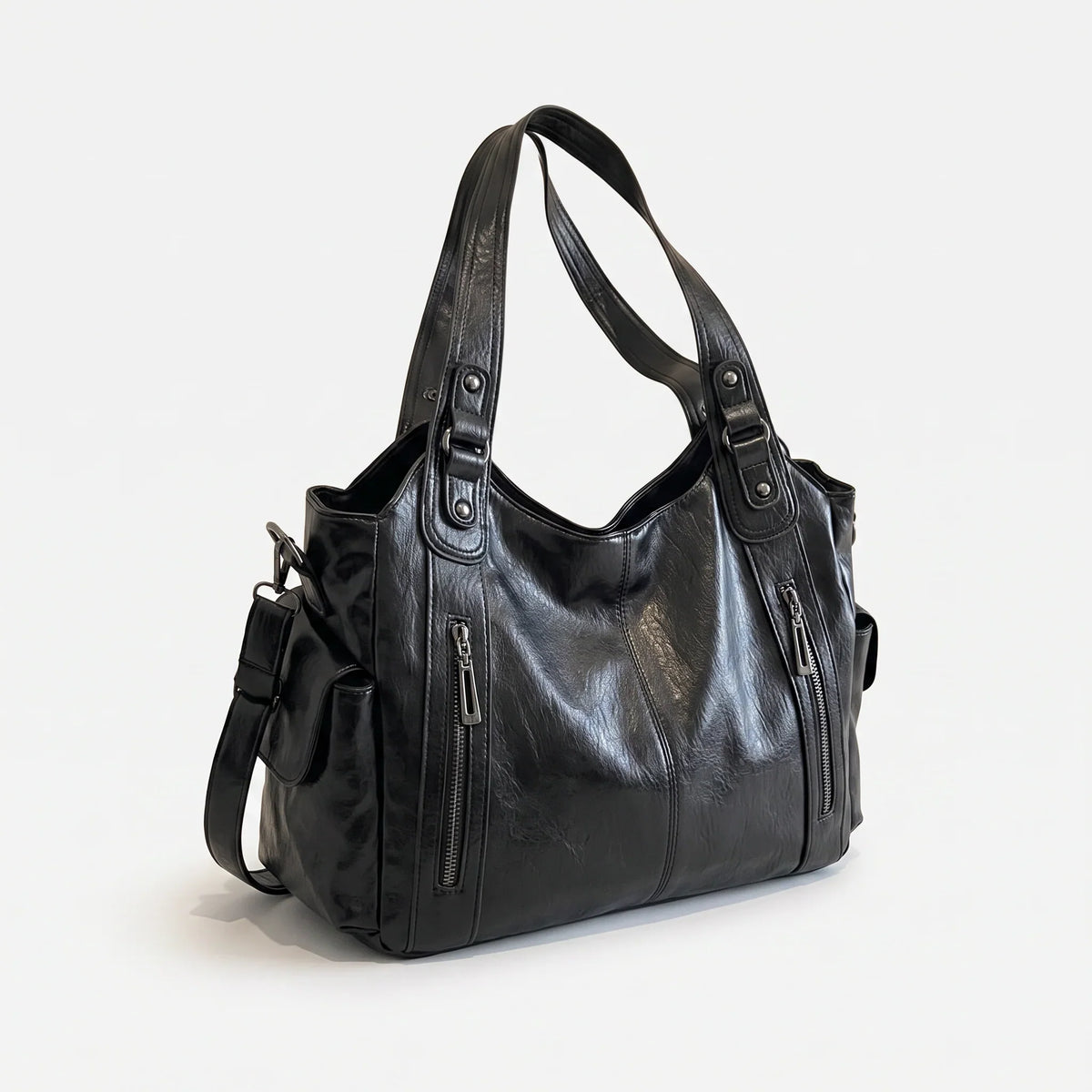 Women's Slouchy Hobo Style Everyday Shoulder Bag